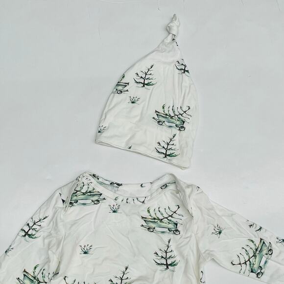 NWOT Tickety-Boo 0/3M Winter Wagon Gown - Picture 4 of 5